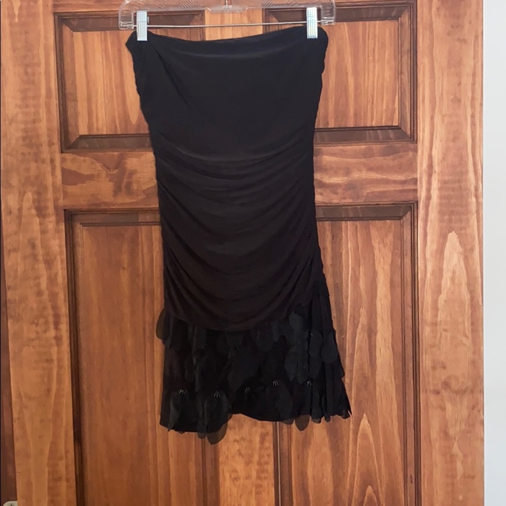 Black Strapless Dress